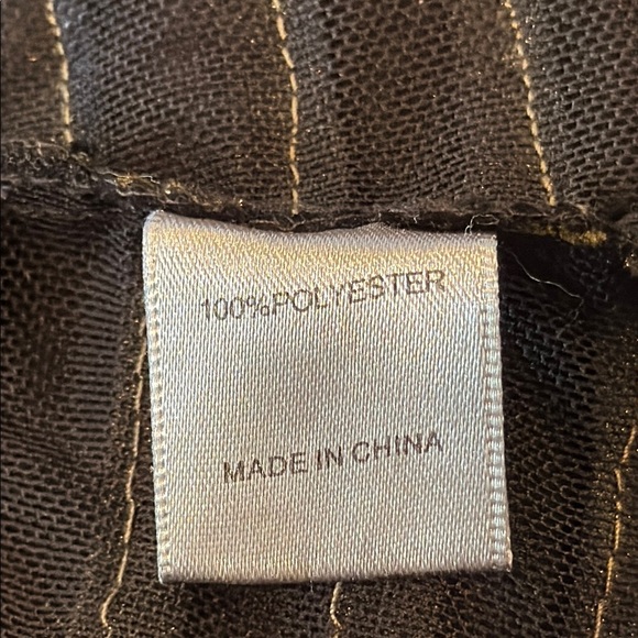 Damee Black & Gold Geometric Soutache on Mesh Jacket Size XXL - Picture 11 of 15